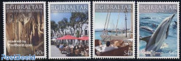Gibraltar 2004 Europa, Vacations 4v, Mint NH, Health - History - Nature - Transport - Various - Food & Drink - Europa .. - Alimentation