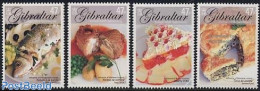 Gibraltar 2005 Europa, Gastronomy 4v, Mint NH, Health - History - Nature - Food & Drink - Europa (cept) - Fish - Levensmiddelen