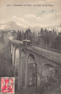 Le Grand-Pont Entre Chesières Et Villars (VD) Les Alpes - Ed. Inconnu 6501 - Autres & Non Classés