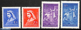 Hungary 1932 Elisabeth Of Thuringen 4v, Mint NH, History - Kings & Queens (Royalty) - Neufs