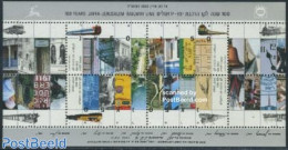 Israel 1992 Jaffa-Jerusalem Railway S/s, Mint NH, Transport - Railways - Ongebruikt (met Tabs)