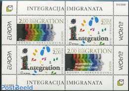 Bosnia Herzegovina - Croatic Adm. 2006 Europa, Integration 2x2v M/s, Mint NH, History - Europa (cept) - Bosnia Herzegovina