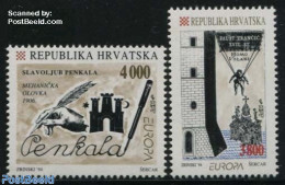 Croatia 1994 Europa, Discoveries 2v, Mint NH, History - Science - Europa (cept) - Inventors - Croatie