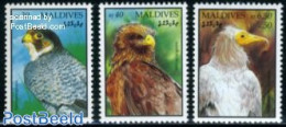Maldives 1994 Definitives, Birds 3v, Mint NH, Nature - Birds - Birds Of Prey - Maldives (1965-...)