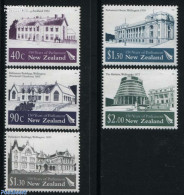 New Zealand 2004 150 Years Parliament 5v, Mint NH, Art - Architecture - Nuevos