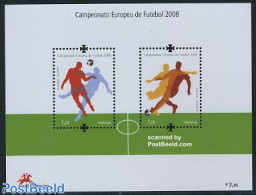 Portugal 2008 EC Football S/s, Mint NH, History - Sport - Europa Hang-on Issues - Football - Ungebraucht