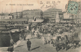 CPA Marseille-Le Quai De La Fraternité-30-Timbre        L2926 - Old Port, Saint Victor, Le Panier