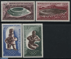 Dahomey 1968 Olympic Games Mexico 4v, Mint NH, Sport - Olympic Games - Other & Unclassified