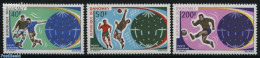 Dahomey 1970 World Football Cup Mexico 3v, Mint NH, Sport - Football - Sport (other And Mixed) - Other & Unclassified