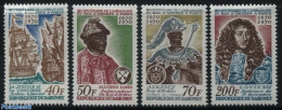 Dahomey 1970 Royal Delegation 4v, Mint NH, History - Transport - History - Kings & Queens (Royalty) - Ships And Boats - Familles Royales
