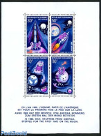 Dahomey 1970 Apollo 11 S/s, Mint NH, Transport - Space Exploration - Autres & Non Classés
