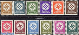 Germany, Empire 1942 On Service 12v, Mint NH - Dienstzegels