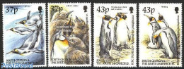 South Georgia / Falklands Dep. 2000 King Penguins 4v, Mint NH, Nature - Birds - Penguins - Other & Unclassified