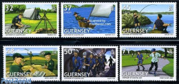 Guernsey 2007 100 Years Of Scouting 6v, Mint NH, History - Nature - Sport - Transport - Various - Europa (cept) - Fish.. - Poissons