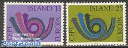 Iceland 1973 Europa 2v, Mint NH, History - Europa (cept) - Ongebruikt
