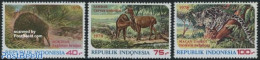 Indonesia 1978 Animals 3v, Mint NH, Nature - Animals (others & Mixed) - Cat Family - Indonésie