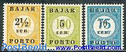 Indonesia 1950 Postage Due 3v, Mint NH - Indonesië
