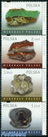 Poland 2010 Minerals 4v [:::], Mint NH, History - Geology - Unused Stamps