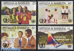 Antigua & Barbuda 1985 Int. Youth Year 4v, Mint NH, Sport - Various - Sailing - Hotels - International Youth Year 1984.. - Sailing