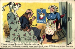 Artiste CPA Reklame, Margarine Astra - Publicité