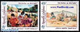 New Caledonia 1991 Paintings 2v, Mint NH, Art - Modern Art (1850-present) - Paintings - Unused Stamps