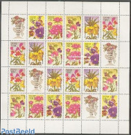 Russia 1996 Garden Flowers M/s, Mint NH, Nature - Flowers & Plants - Other & Unclassified