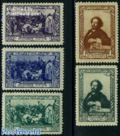 Russia, Soviet Union 1944 E. Repin 5v, Mint NH, Art - Paintings - Self Portraits - Unused Stamps