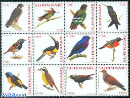 Suriname, Republic 2003 Birds 12v [===], Mint NH, Nature - Birds - Surinam