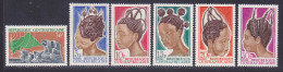 CENTRAFRICAINE N°   88, 89 à 87 ** MNH Neufs Sans Charnière, TB (D2335) Radiovision, Coiffures - 1967 - Central African Republic