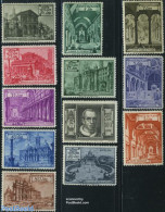 Vatican 1949 Basilics 12v, Mint NH, Religion - Churches, Temples, Mosques, Synagogues - Unused Stamps