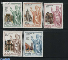 Vatican 1991 Pope World Travels 5v, Mint NH, Religion - Religion - Unused Stamps