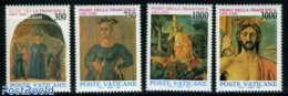 Vatican 1992 Piero Della Francesca 4v, Mint NH, Religion - Religion - Ungebraucht