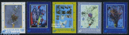 Vatican 1995 50 Years United Nations 5v, Mint NH, History - United Nations - Art - Modern Art (1850-present) - Neufs