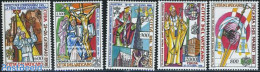 Vatican 1999 Pope World Travels 5v, Mint NH, Religion - Pope - Neufs