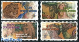 Vatican 2003 Animal Paintings 4v, Mint NH, Nature - Camels - Cat Family - Horses - Art - Paintings - Nuovi
