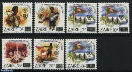 Congo Dem. Republic, (zaire) 1985 Int. Youth Year 7v, Mint NH, Sport - Various - Scouting - International Youth Year 1.. - Autres & Non Classés