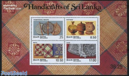 Sri Lanka (Ceylon) 1996 Handicrafts S/s, Mint NH, Art - Handicrafts - Sri Lanka (Ceylon) (1948-...)