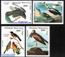 Congo Republic 1985 J.J. Audubon 4v, Mint NH, Nature - Birds - Ducks - Other & Unclassified