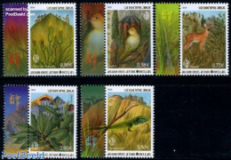 Greece 2010 Local Stamps Mount Athos 5v+tabs, Mint NH, Nature - Animals (others & Mixed) - Birds - Flowers & Plants - .. - Ongebruikt