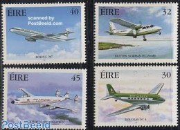 Ireland 1999 Civil Aviation 4v, Mint NH, Transport - Aircraft & Aviation - Unused Stamps