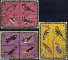 Burundi 1971 Birds 3x4v [+], Mint NH, Nature - Birds - Kingfishers - Sonstige & Ohne Zuordnung