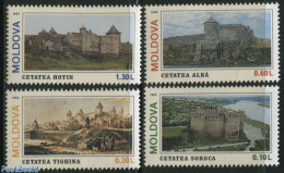 Moldova 1995 Castles 4v, Mint NH, Art - Castles & Fortifications - Castelli