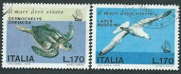 Italia, Italy, Italir, Italien 1978; Veliero Che Avanza, Sailing Ship That Advances, Tartaruga E Gabbiano. Used. - Maritiem