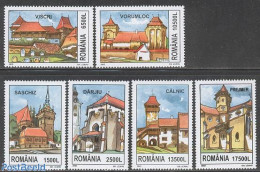 Romania 2002 German Castles 6v, Mint NH, Art - Castles & Fortifications - Unused Stamps