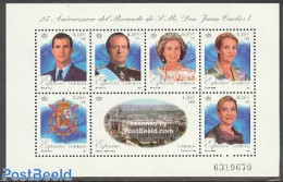 Spain 2001 Juan Carlos Silver Jubilee S/S, Mint NH, History - Coat Of Arms - Kings & Queens (Royalty) - Unused Stamps