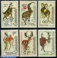 Czechoslovkia 1963 Animals 6v, Mint NH, Nature - Animals (others & Mixed) - Deer - Sonstige & Ohne Zuordnung