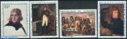 Dahomey 1969 Napoleon 4v, Mint NH, History - History - Napoleon - Art - Paintings - Napoleón