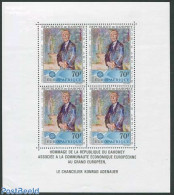 Dahomey 1967 Europafrique S/s, Mint NH, History - Afriqueeurope - Germans - Politicians - Stamps On Stamps - Art - Mod.. - Altri & Non Classificati