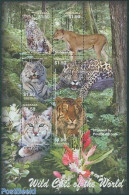 Grenada 2004 Catlikes 6v M/s, Cheetah, Mint NH, Nature - Animals (others & Mixed) - Cat Family - Autres & Non Classés