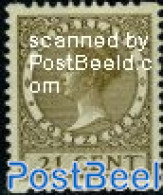 Netherlands 1930 21c, Syncopathic Perf. Stamp Out Of Set, Unused (hinged) - Neufs